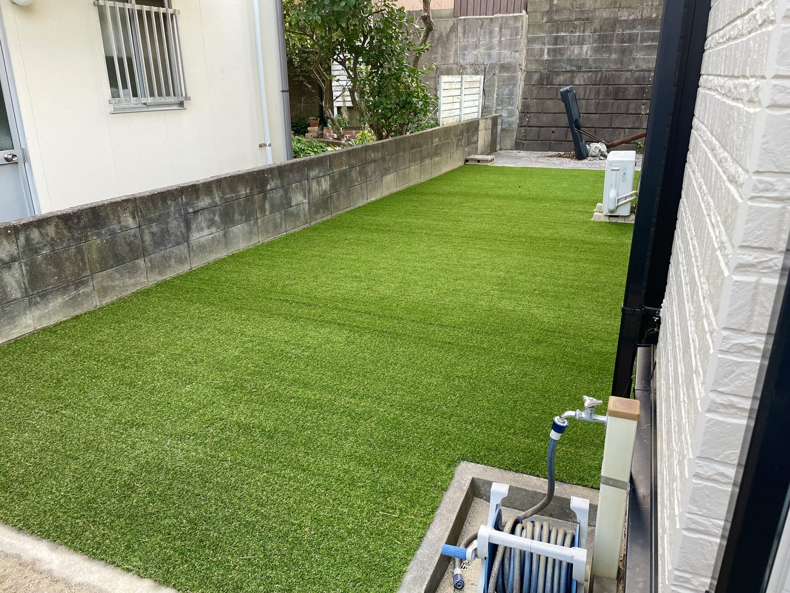 【人工芝施行】福岡県福津市