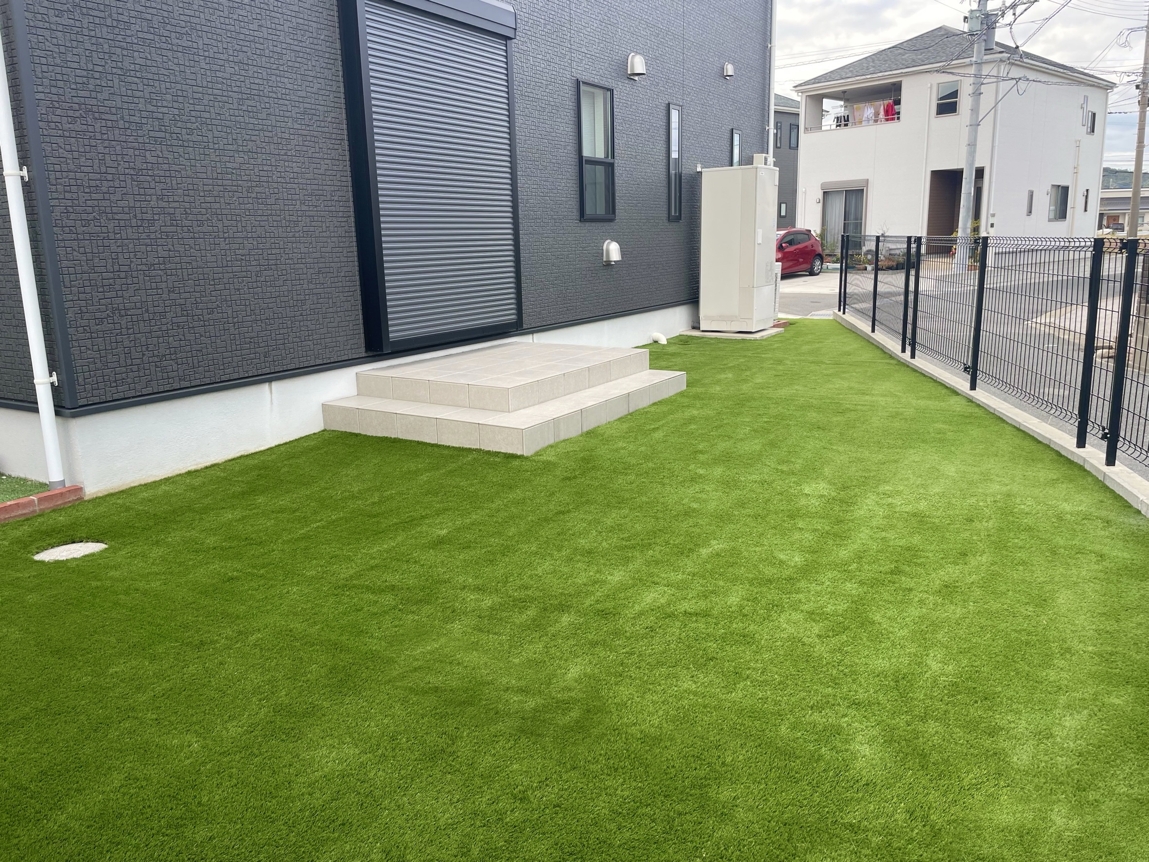 【人工芝施行】福岡県福津市津屋崎