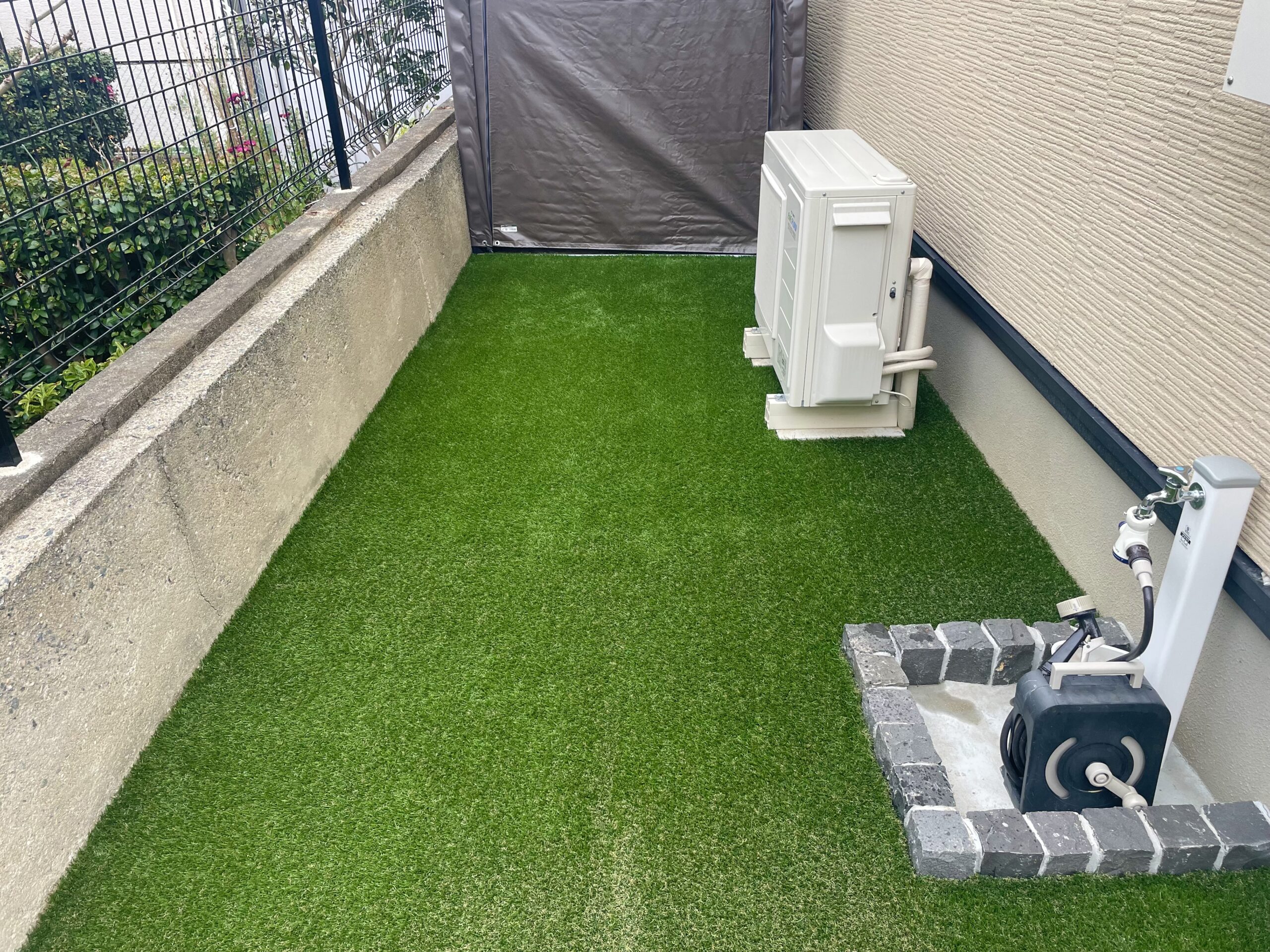 【人工芝施行】【土間工事】福岡県福津市福間