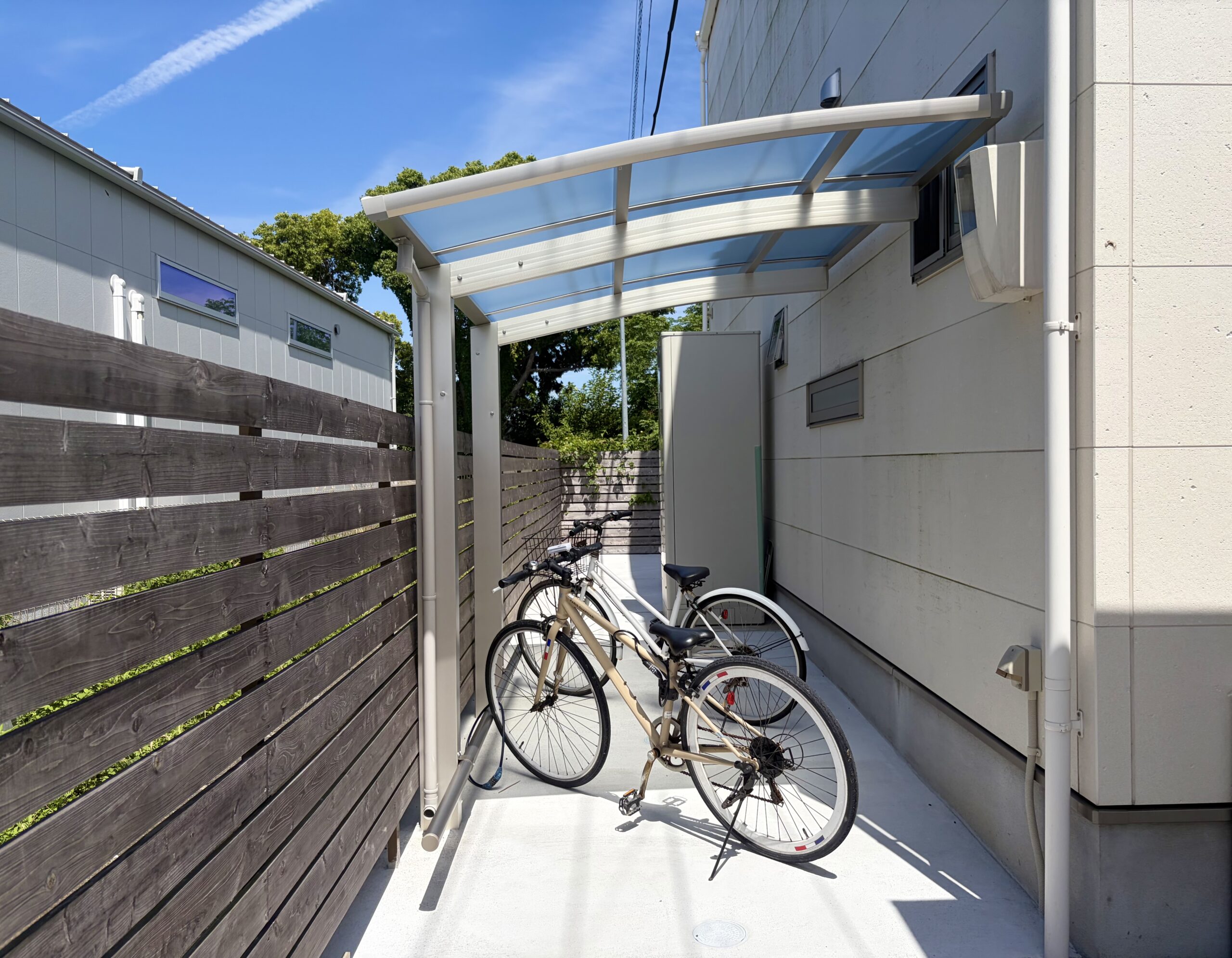 【土間コンクリート】【サイクルポート】【テラス囲い】福岡県福津市津屋崎